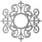 Ekena Millwork Dijon Architectural Grade PVC Pierced Ceiling Medallion, Antiqued Pewter, 30"OD x 9 3/4"ID x 1"P CMPP30DIAPW - alternate 5